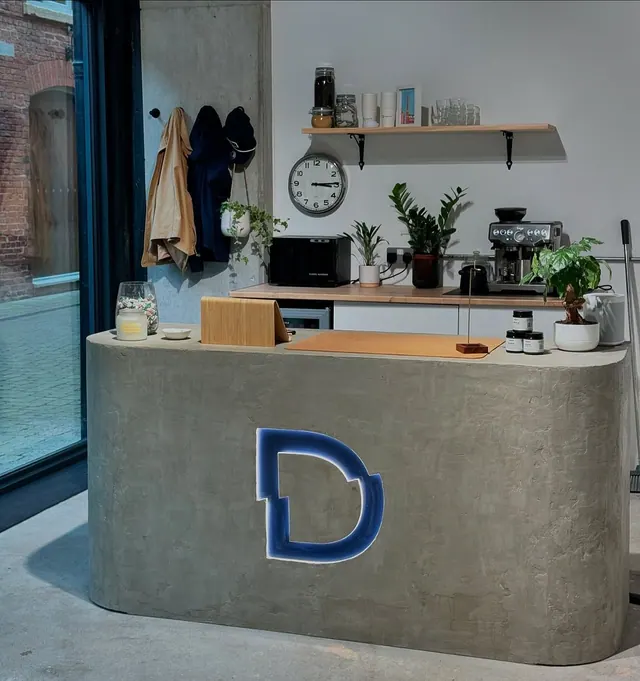 The reception counter
