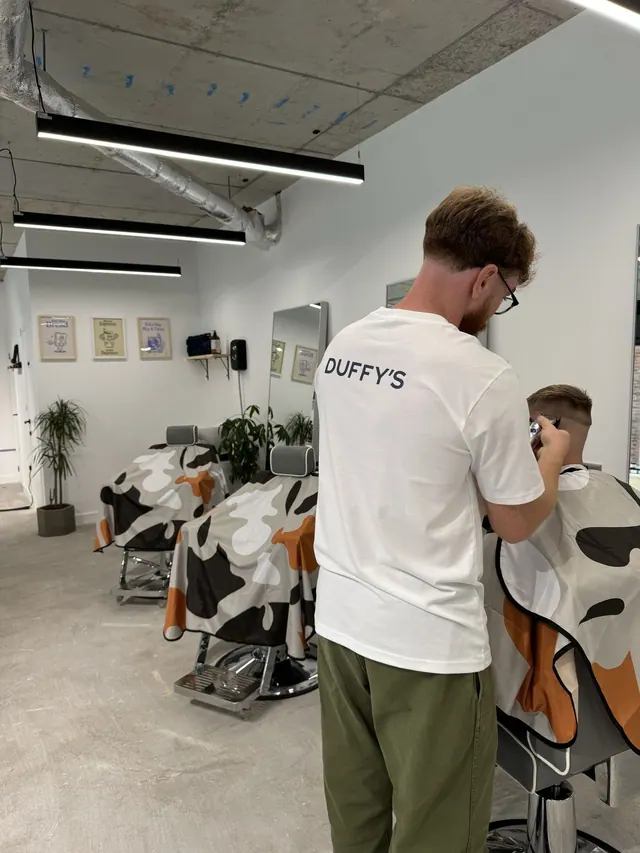 A cut in progress